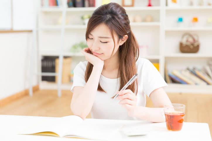 ホームステイ中の日本人学生